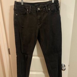Destructed Silver Jeans